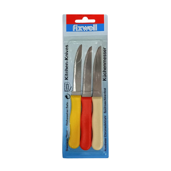 03018 3Pcs Card Fixwell Knife Set.