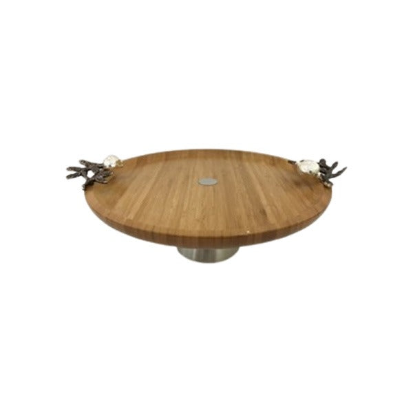 WB1058 30cm Cake Stand Wood