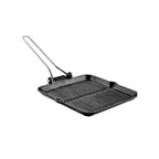 15862 Ptge Cast Iron Grill Pan 24cm (6c)