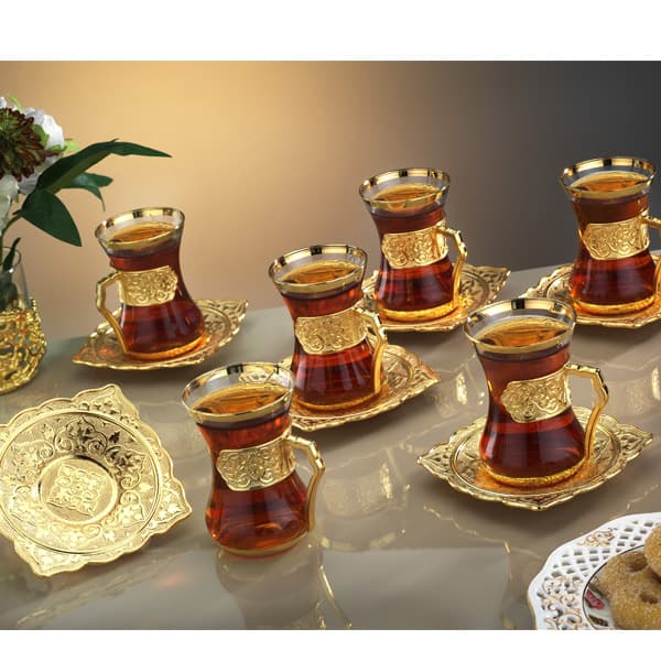 159-K-18 BEYZADE TEA SET FOR 6 PERSON 7c