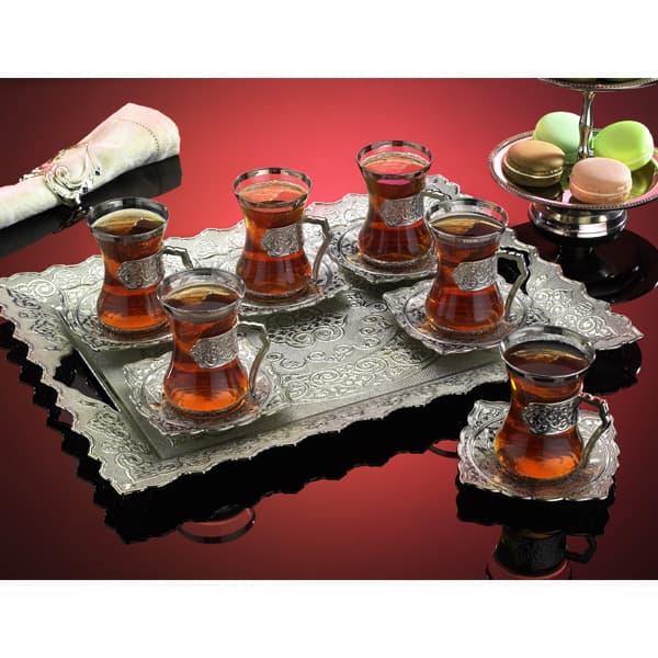 162-A-K-18 BEYZADE TEA SET WITH TRAY 7c