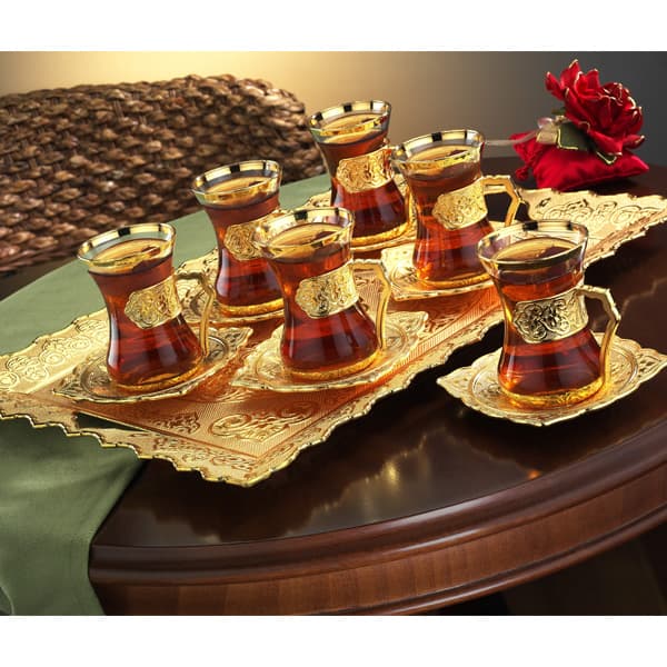162-A-K-11 BEYZADE TEA SET WITH TRAY 7c