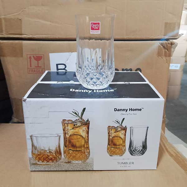 1988-179 Glass 6Pcs Set 355ml 8c
