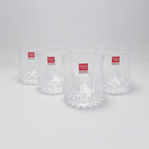1988-67 Glass Cup 4Pcs Set 300ml 12c