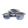 2321 3Pcs Hot Pot Set D-Brown 8c
