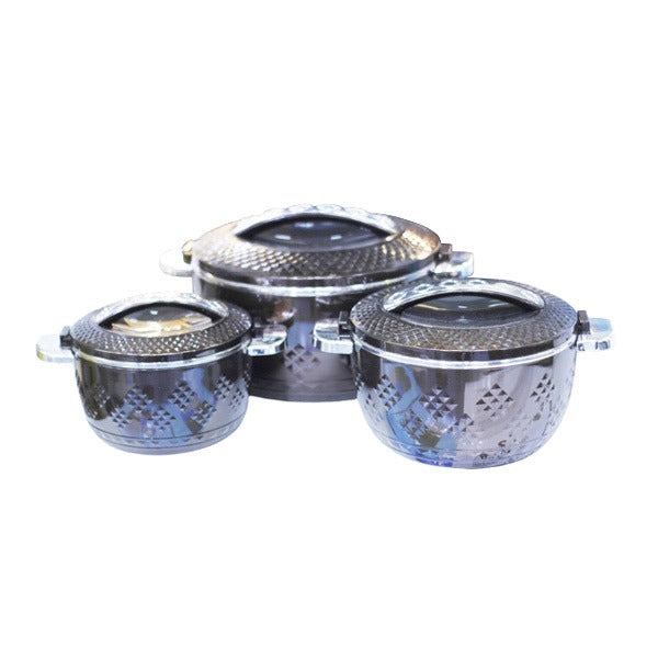 2321 3Pcs Hot Pot Set D-Brown 8c