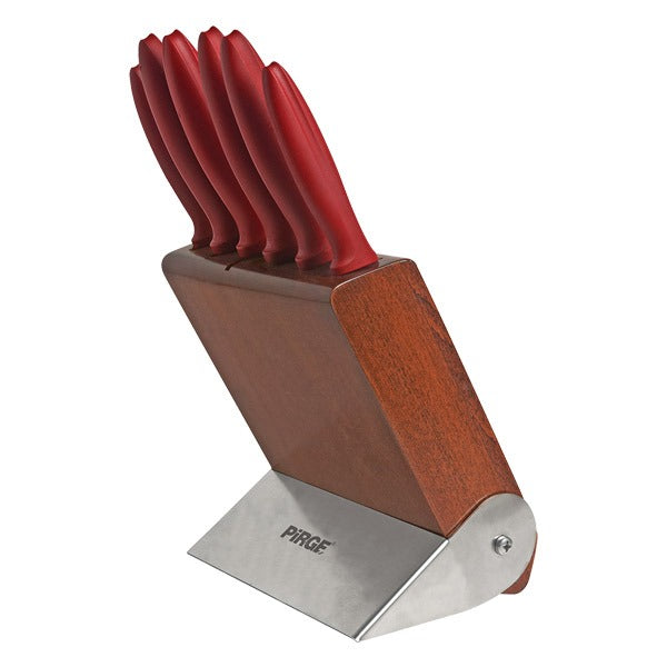 35069 PURELINE KNIFE SET with BLOCK 6 MA