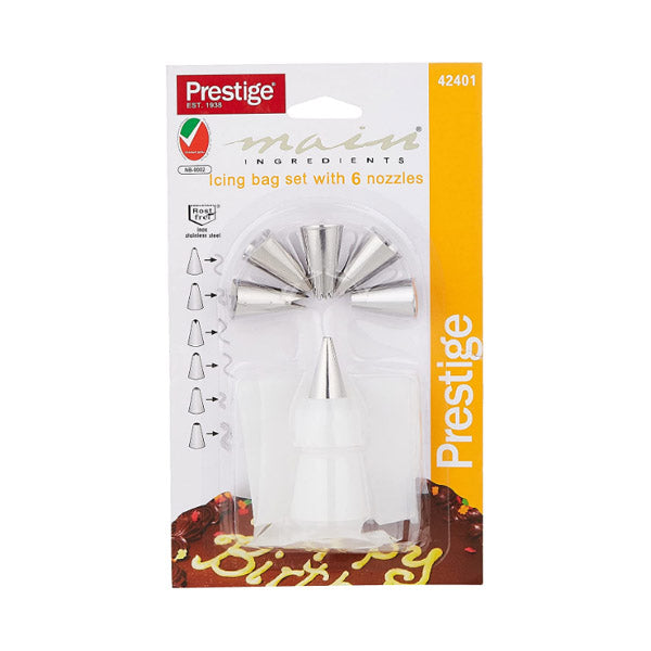 42401 Pretge Icing Bag Stel Nozle (144c)