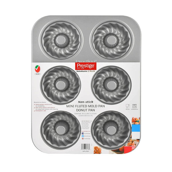 46178 Prestige Donut Pan 6Pc/ctn