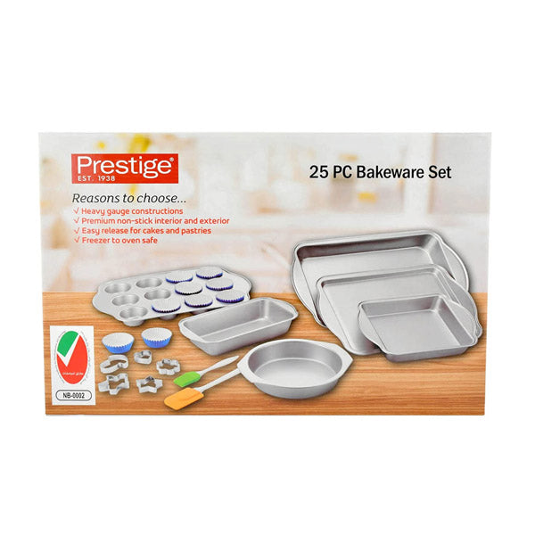 57158 PRESTIGE 25Pcs Bakeware Set