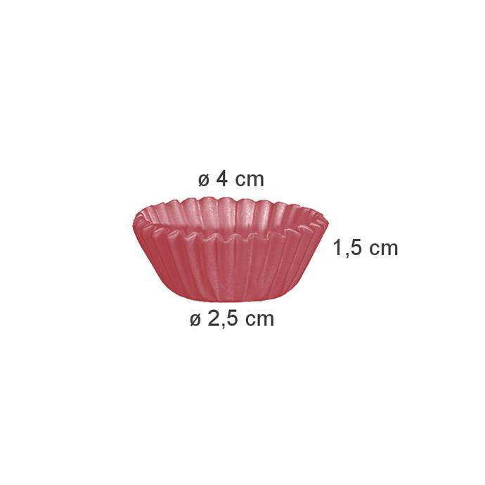 630624 RedPaperBackingCup4cm,200pc 96c