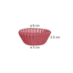 630634 RedPaperBakingCup,6cm,100Pc 96c
