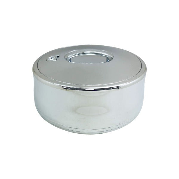 666S-S 6Ltr Round Silver Hot Pot 6c