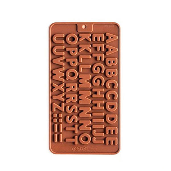 Alphabet Shape Silicon Chocolat Mould