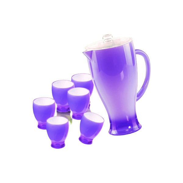 BH0182 PURPLE 7Pcs MILKY Water 4C