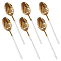 CC-001 White+Gold Table Spoon 100c