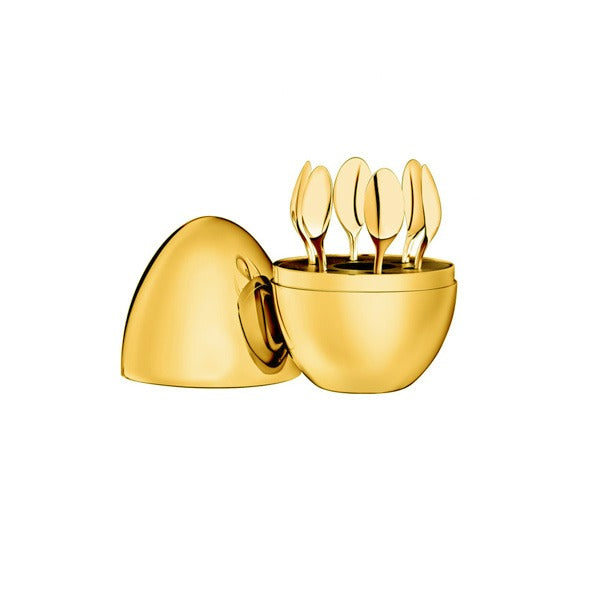 CC-017 6pc Sweet Spoon Holder Egg (G)60c