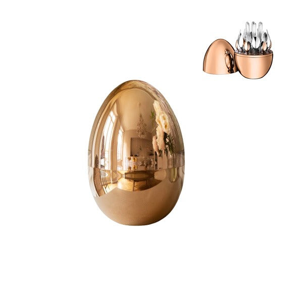 CC-018 6pc Fruit Fork Holder Egg (G) 60c