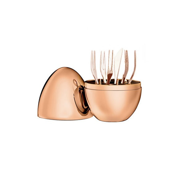 CC-022 6pc Fruit Fork Holder Egg (RG)60c