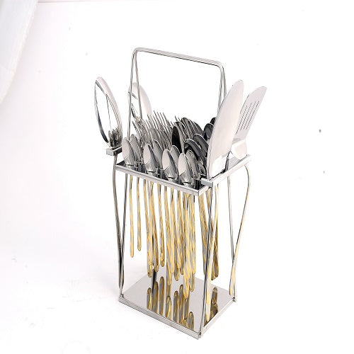 EE05-28GS 28PCS CUTLERY 4Line ELEGANT 6c