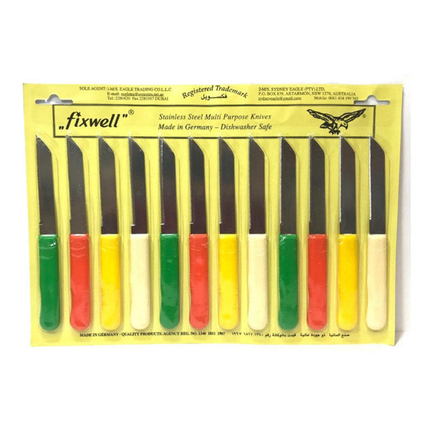 02016 12P Card Fixwell Knife Germany -1