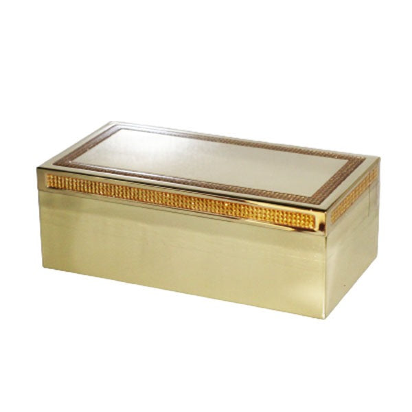 H4711253 Glitter Gold Cutlery Box 12c