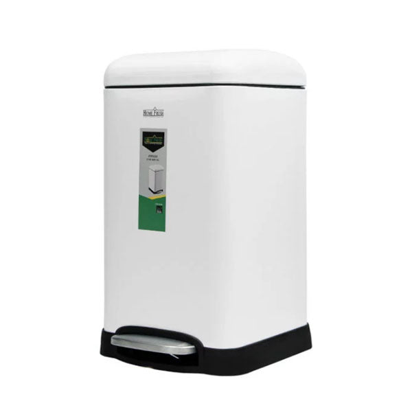 HF0021 HOMEFRESH 20Ltr SQ White Bin (2C)