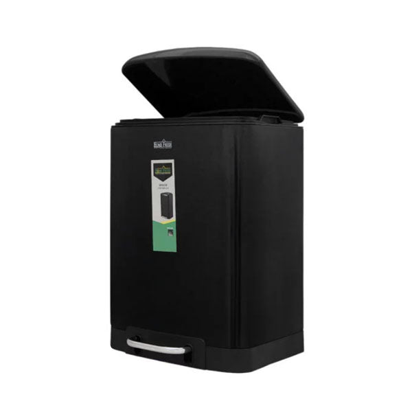HF0029 HOMEFRESH 12Ltr Rect BlackBin(4C)