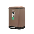 HF0031 HOMEFRESH 12Ltr Rect BrownBin(4C)