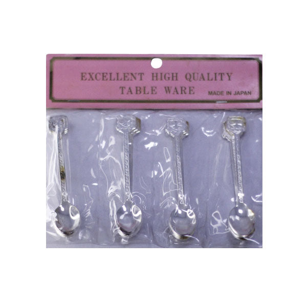 12Pcs Japan Tea Spoon Pink Card