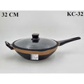 KC32 32cm Wok Golden ALPENBURG 8c