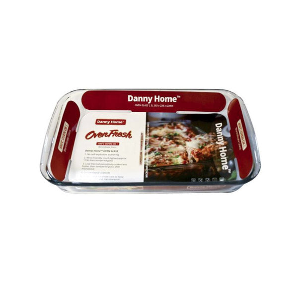 KP006 3L Baking Pan Glass 12c