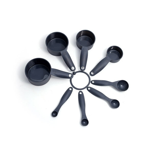 MG9107 8pcs Measuring Cups & Spoon Grey