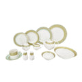 RM305 Green Border 47 Piece Dinner Set