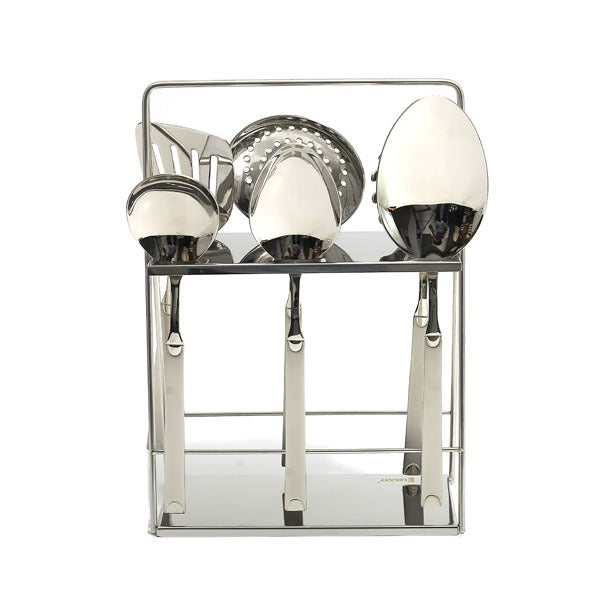 SS16-6S ELEGANT 6PS HalfDot SPOON SET 6c