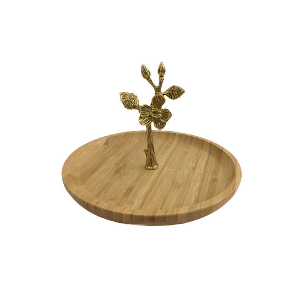 WB626 Wooden Pastry Rnd (G) ORCHID 24c