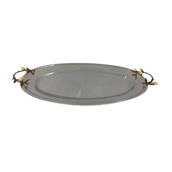 WB978 Oval Tray ORCHID 6c