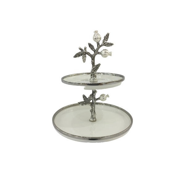 WB984 2Tier Pastry (S) ORCHID 12c