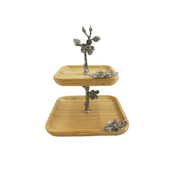 WB660 2Tier Sq Pastry ORCHID 12c