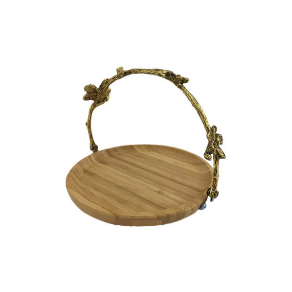 WB681Wooden Serving Holder (G ORCHID 12c