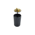 WB751 Tooth Pick Holder Blk+Gold ORCHID
