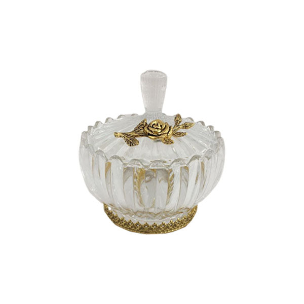 WB815 Round Candy Bowl+Lid ORCHID Large