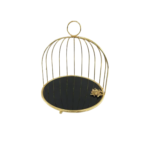 WB827 Single Cage Black ORCHID