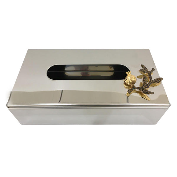 WB923 Tissue Box Silver