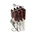 WR28610W WINSOR 24CUTLERY SET WALNUT 6c