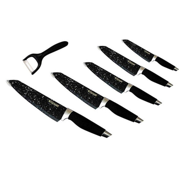 WR6090 6Ps Knife Blk SS Tips Winsor 12c
