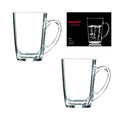 XF002 300ml Glass Cup 2Pcs Set 24c