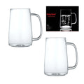 XF004 300ml Glass Cup 2Pcs Set 24c