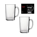 XF005 500ml Glass Cup 2Pcs Set 24c