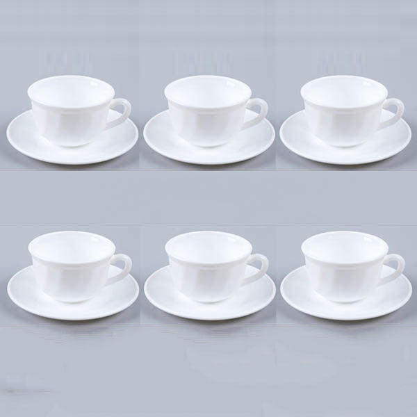 XWB190-W 190ml 6Pcs Cup Set Opal 12c